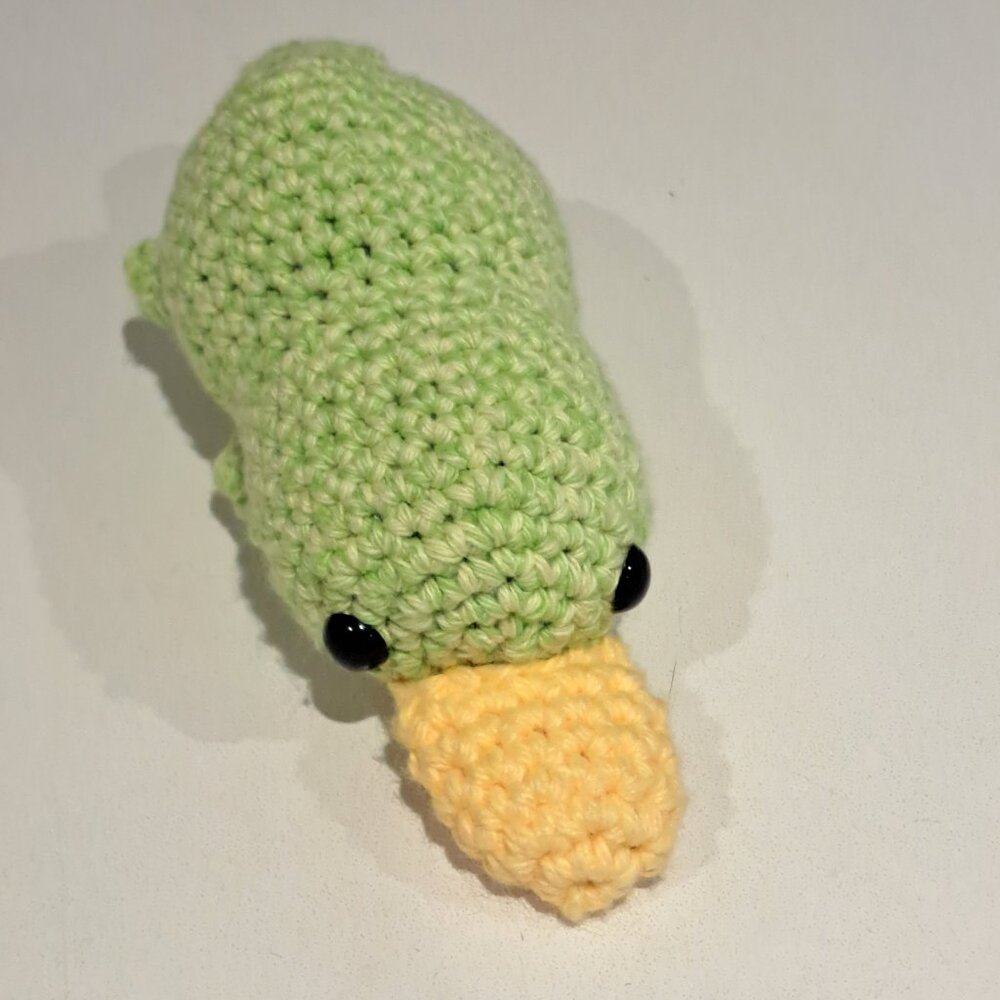 LAST CHANCE Small handmade crochet platypus